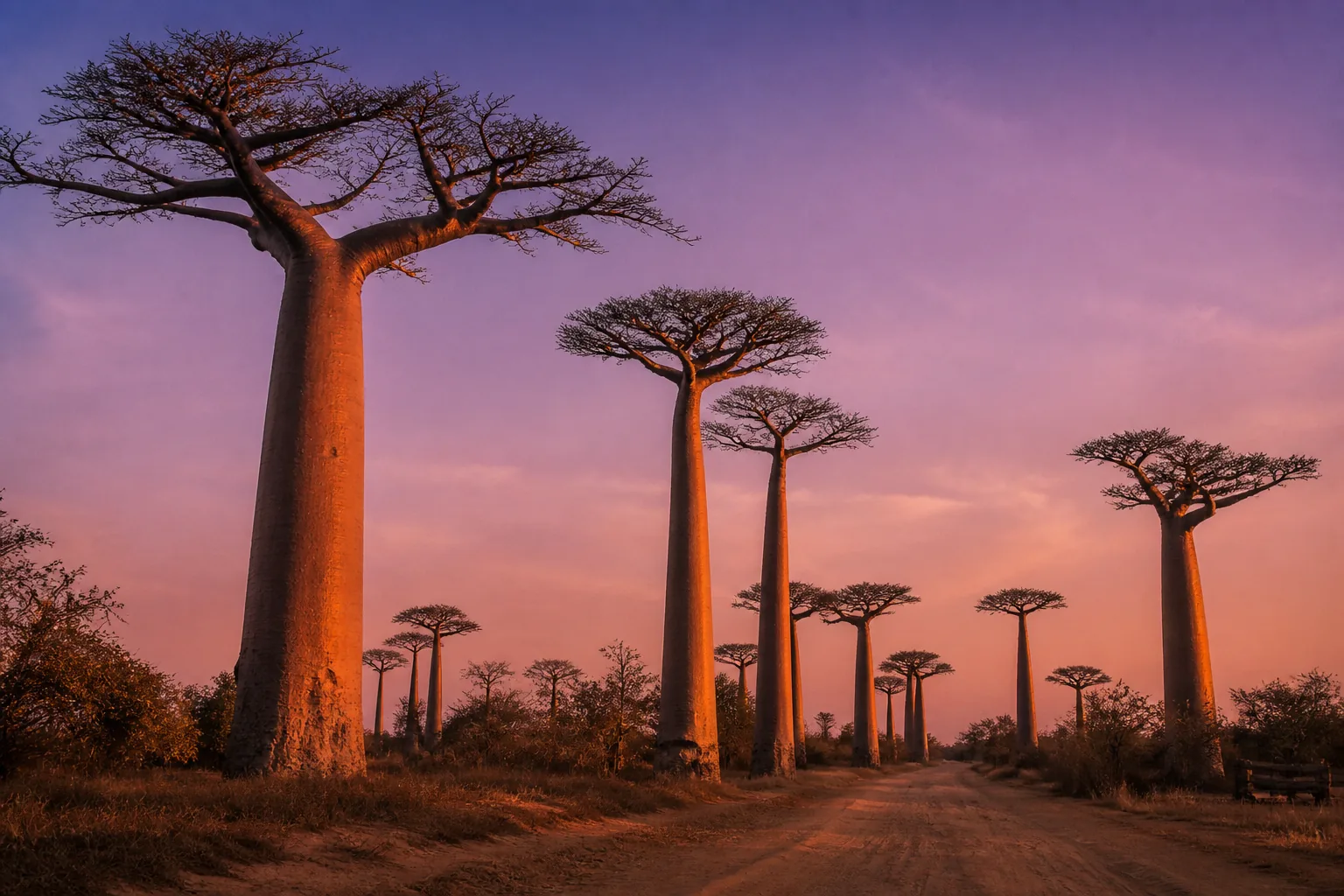 Cover art for Avenue of the Baobabs, Dusk