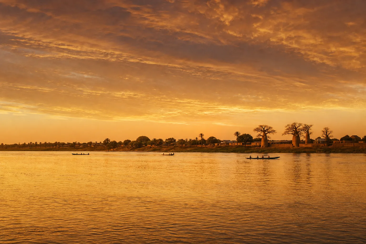 Cover art for The Niger at Dusk